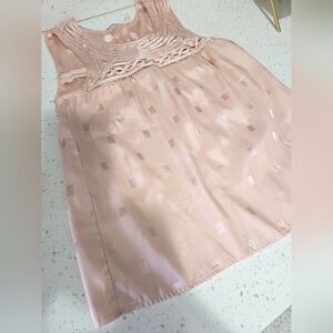 Kimchi Blue Pink Lace Blouse